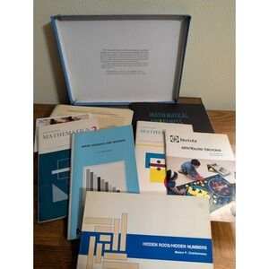 Vtg Mathematics made Meaningful Cuisenaire Rods John Kunz Book Lot Cards 1970s